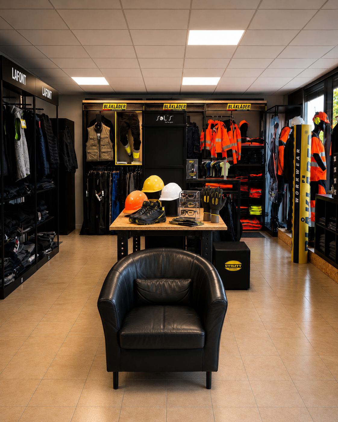Rayon Blaklader Workwear — pantalons et vestes techniques MANU VET